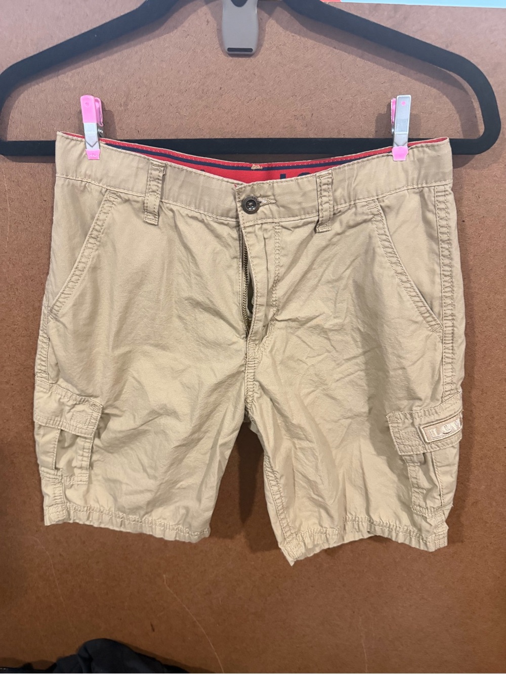 Levi’s boys flexi waist  Tan Cargo Shorts - Classic Casual 14 R